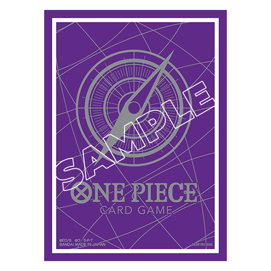 ONE PIECEカードゲーム リミテッドカードスリーブ スタンダードパープルシルバー