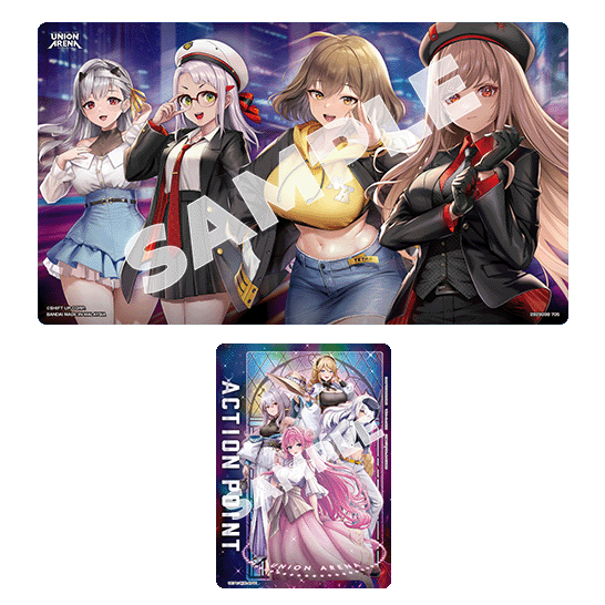 UNION ARENA Playmat & Action Point Cards Set GODDESS OF VICTORY: NIKKE