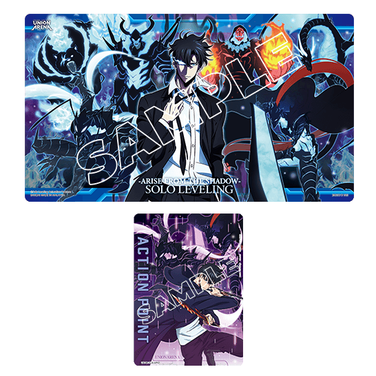 Playmat & Action Point Cards Set Solo Leveling