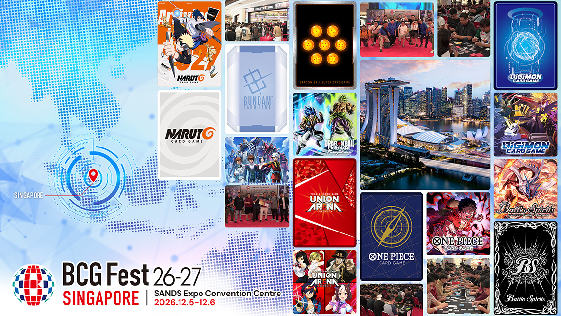 BANDAI CARD GAMES Fest 26-27 in SINGAPORE