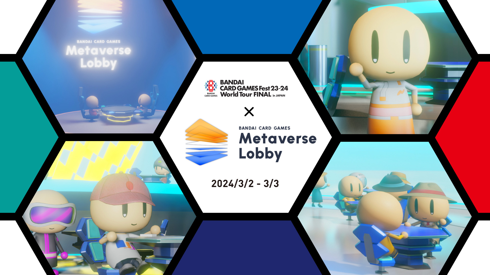 BANDAI CARD GAMES Fest23-24 World Tour FINAL in Metaverse Lobby